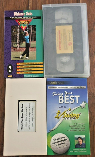 4ct golf vhs power driving - vhs:,