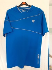 Mens Size M Urban Spirit Blue Short Sleeved Top With Grey Detail