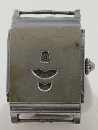 Vintage jump hour watch art - vintage,
