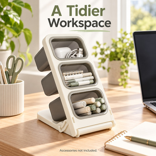 Large capacity desk organiser - desk,