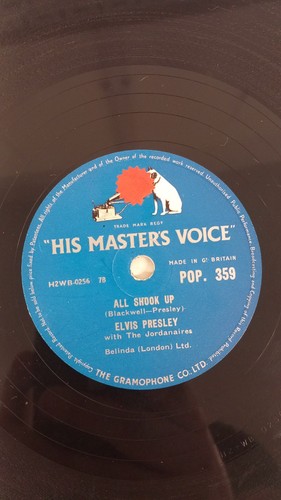 Elvis presley hmv pop 249 - presley, pop.249