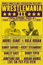 1987 Wrestlemania Poster