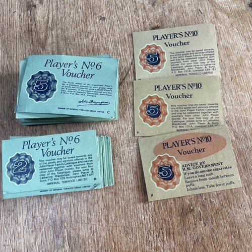Players no6 cigarette voucher - players,