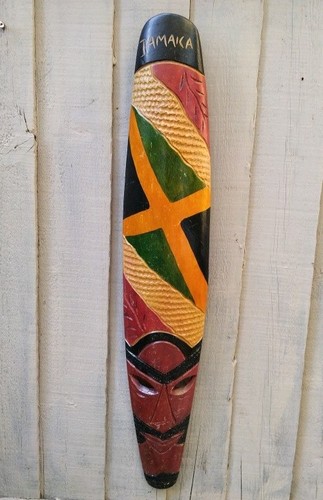 Jamaican hand carved wooden - hand,