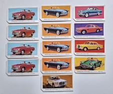 13 Motor Show Car Trade Cards