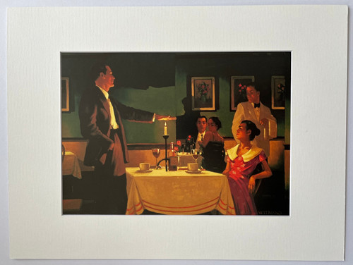 Jack vettriano mounted print - vettriano,