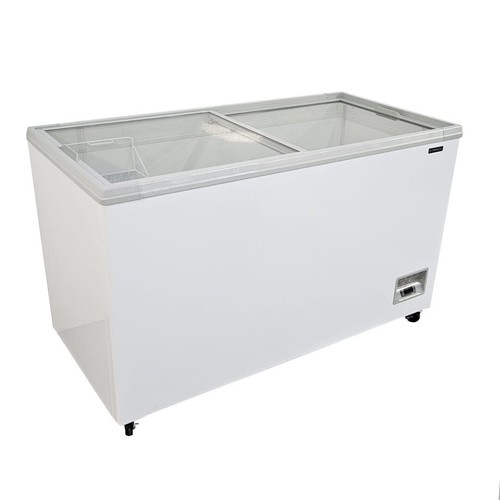 Flat top glass display chest - display,