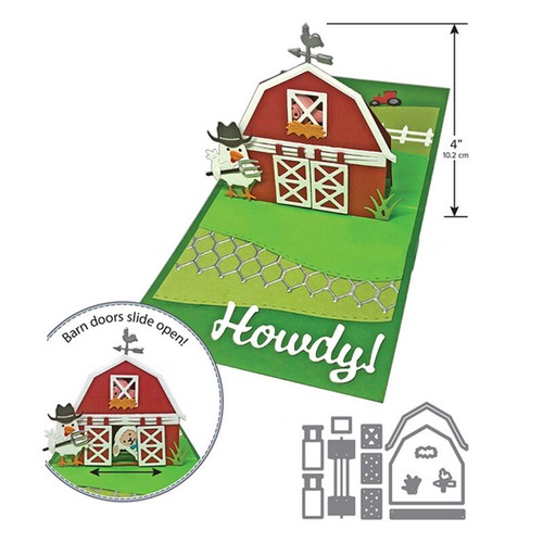 Barn pop stand - stand, cutting