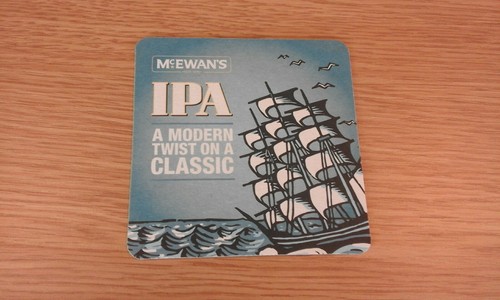 Mcewan ipa beermat - ipa,