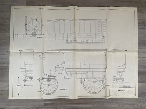 Vintage wagonette wagon buggy - wagonette,