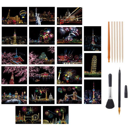 Tao pipe 20pcs scratch art - pipe,
