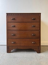 Vintage Chest Drawers Tallboy by Lebus