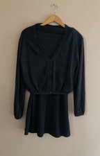 Zara Ribbed Knit Teal Green Co