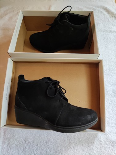 Clarks black ladies - , ankle