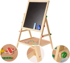 Kids 2 In 1 Wooden Blackboard