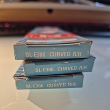 Peco - SL-E386 Right Hand Curved Point Turnout - Code 80 - Electrofrog N Gauge