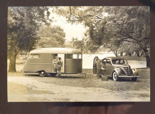 Real photo 1937 lincoln zephyr - lincoln,