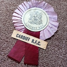 Vintage Cardiff Rugby Union  Rosette