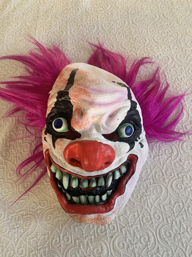 Scary clown mask halloween - scary,