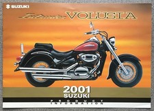SUZUKI Intruder Volusia VL800 Motorcycle Sales Brochure 2001 Ref 99999-A0005-211