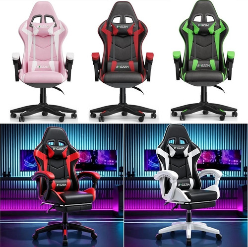Swivel gaming chair faux - chair,