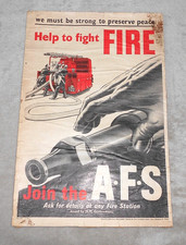 1940s AUXILIARY FIRE SERVICE