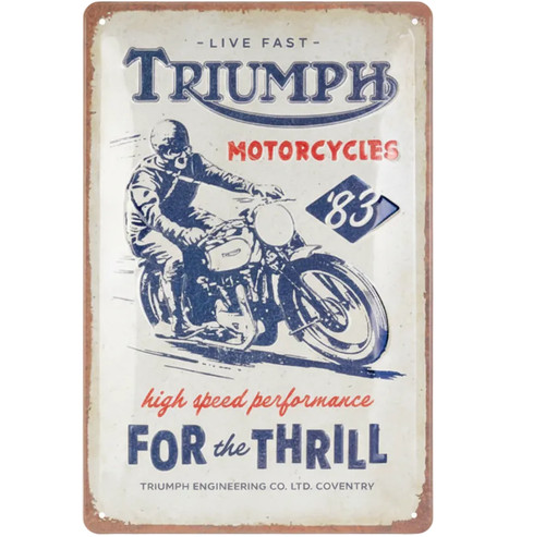 Live fast triumph - triumph, motorcycles