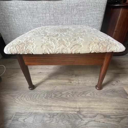 Vintage wooden foot - foot, stool