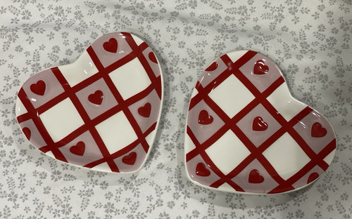 2pc heart shaped - shaped, ceramic