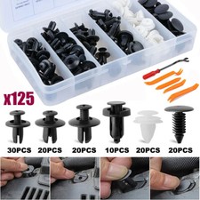 Car Trim Clips Retainer Bumper Fender Door Panel Fasteners Removal Tools 125pcs