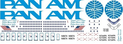 144 bsmodelle decals boeing - 1/144,
