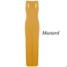 WOMENS LADIES LONG MAXI DRESS