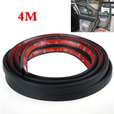 4M Sloping D Type Car Door Seal Strip Rubber Trim Edge Weatherstrip Soundproof 