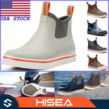 HISEA Men's Ankle Deck Boots