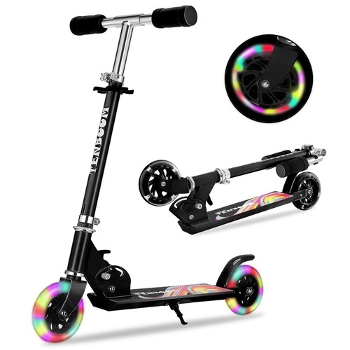 Kids foldable scooter - scooter, led