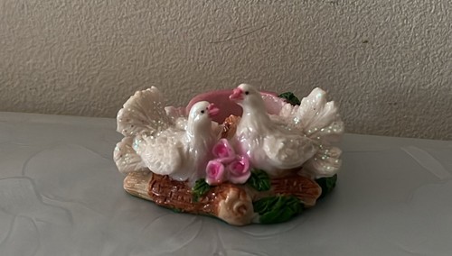 Cute dove birds tealight - cute,