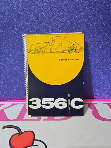 Porsche 356 driver manual - driver's,