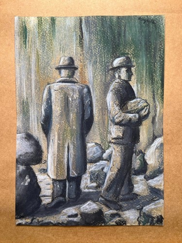 Rene magritte drawing paper - drawing, on