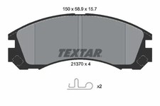 Brake pads 2137001 TEXTAR for