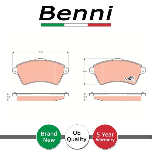 Brake pads set front benni - brake,