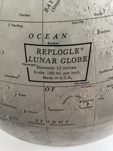 Replogle lunar globe inch - ,