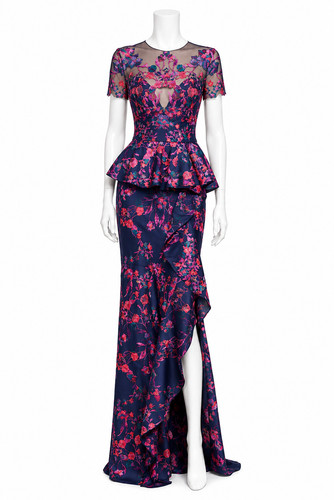 Marchesa notte cady - notte, burgundy