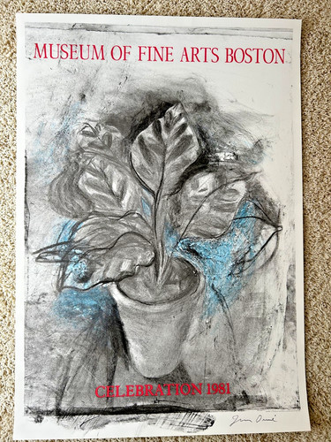 Jim dine exhibition poster - dine,