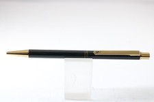 Vintage Sheaffer Sentinel Lacquered Black Ballpoint Pen, GT (New Refill Fitted)