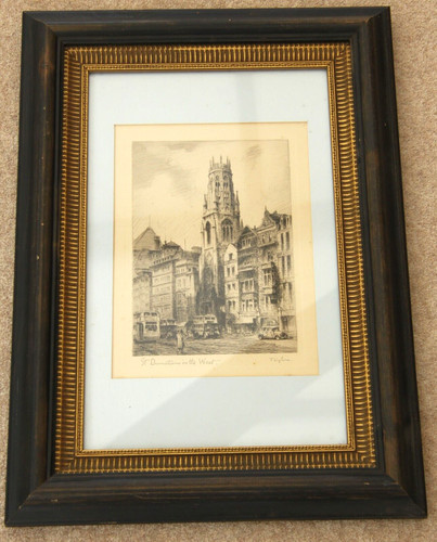 Engraving dunstans in - engraving, of