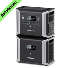 Dabbsson 3030Wh DBS1300 DBS1700B Portable Power Station Battery Solar Generator