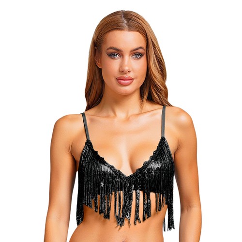 Women shiny sequin tassel - sequin,