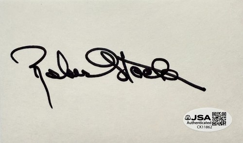 Robert stack signed - stack,