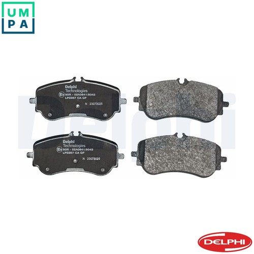 Brake pad set disc - brake,
