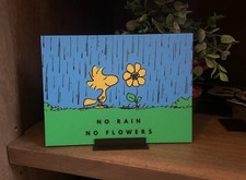 Snoopy Woodstock No Rain No Flowers House Decor